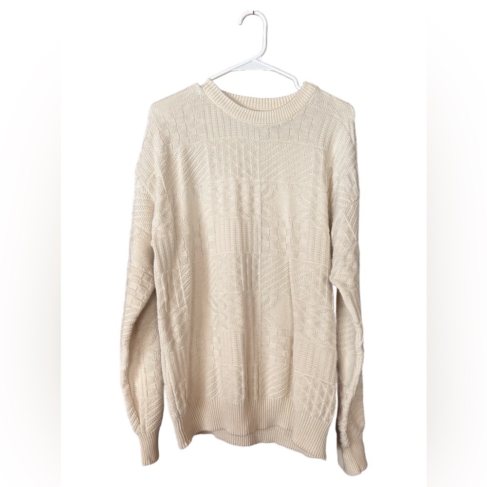 100% Cotton Cream Fisherman’s Sweater